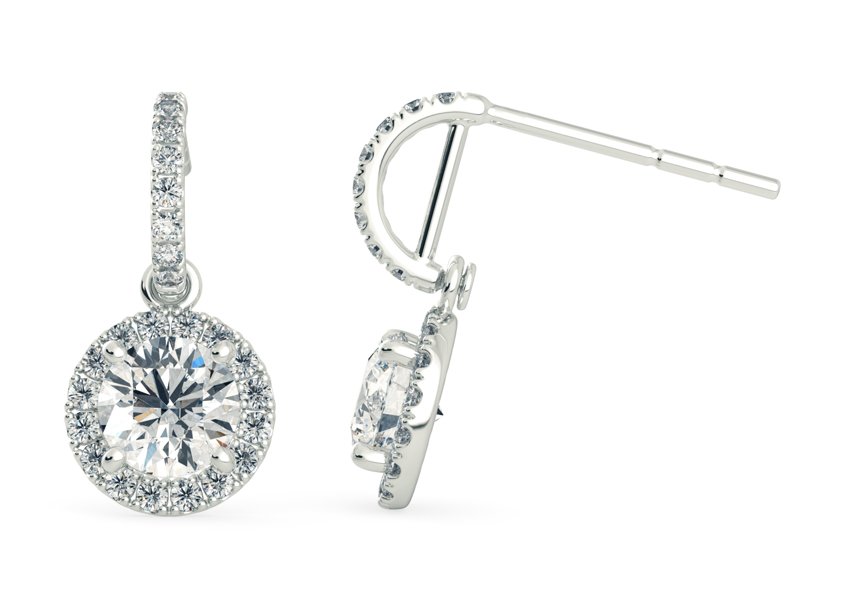 Diamond Drop Earrings