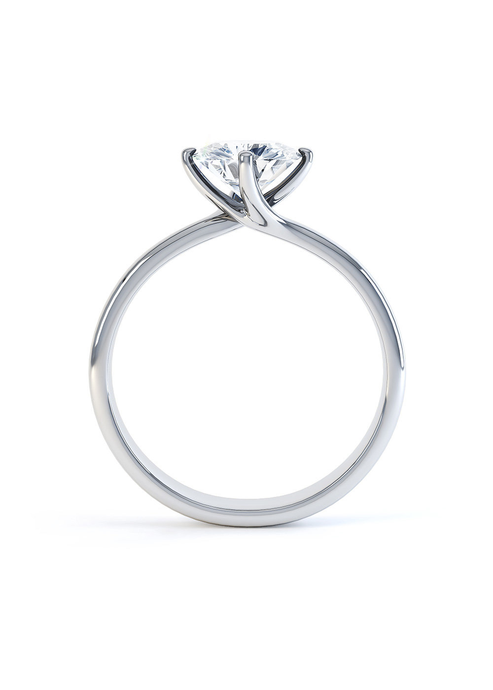 Contemporary Solitaire Rings