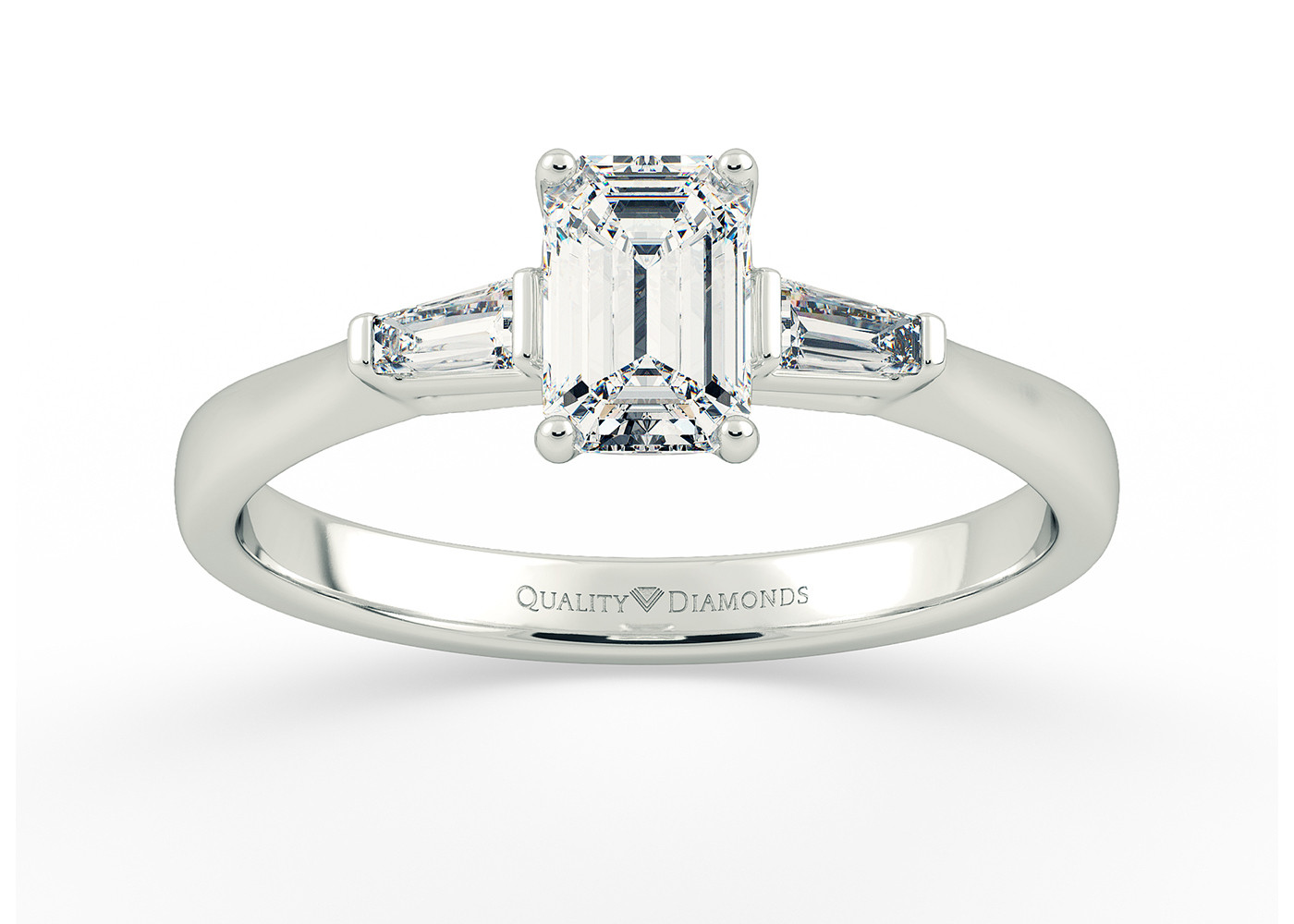 Art Deco Inspired Solitaire Rings