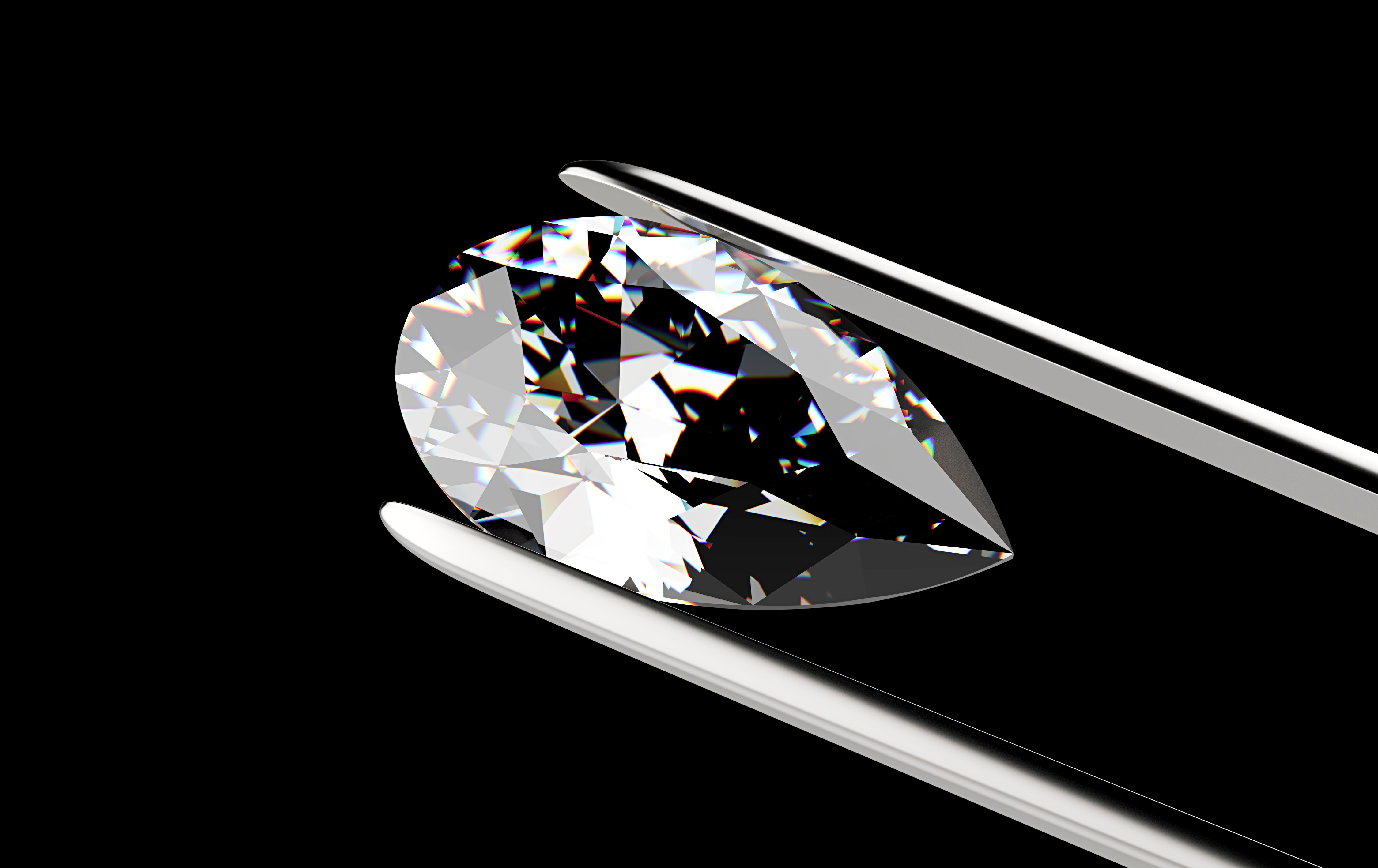 Pear Cut Diamonds