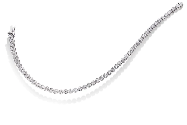 3ct Ettore Diamond Tennis Bracelet in Platinum