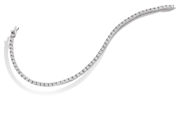 4ct Ettore Diamond Tennis Bracelet in Platinum