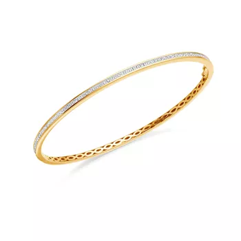 1ct Asta Diamond Bangle in 18K Yellow Gold