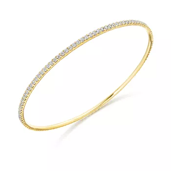 2.25ct Milena Diamond Bangle in 18K Yellow Gold
