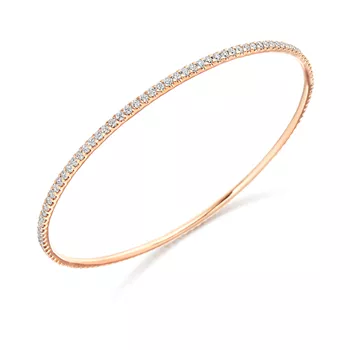 2.25ct Milena Diamond Bangle in 18K Rose Gold