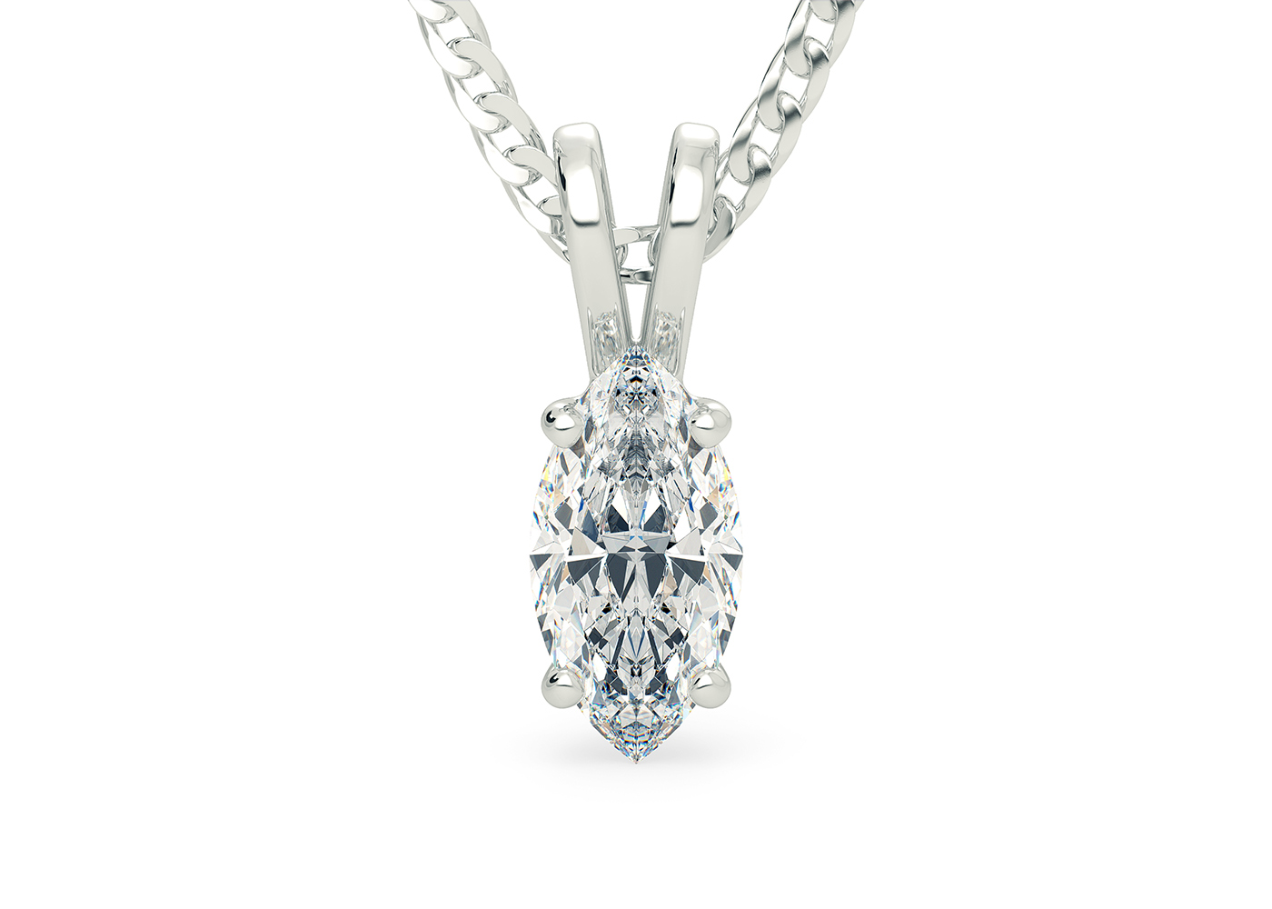 Marquise Diamond Pendants