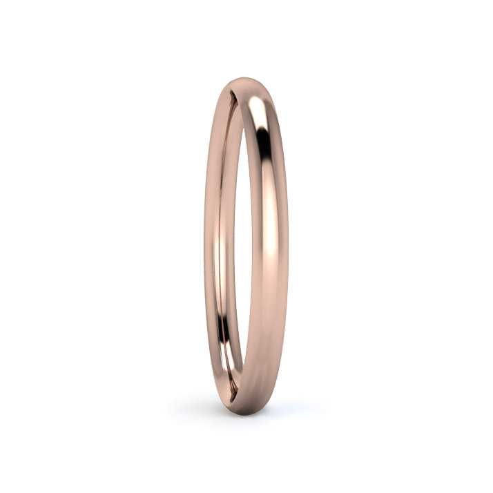 18K Rose Gold Wedding Rings