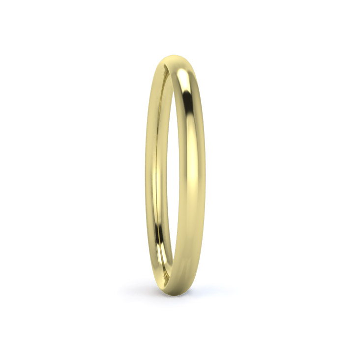 18K Yellow Gold Wedding Rings