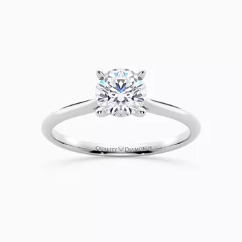 Round Brilliant Carys Diamond Ring in Platinum