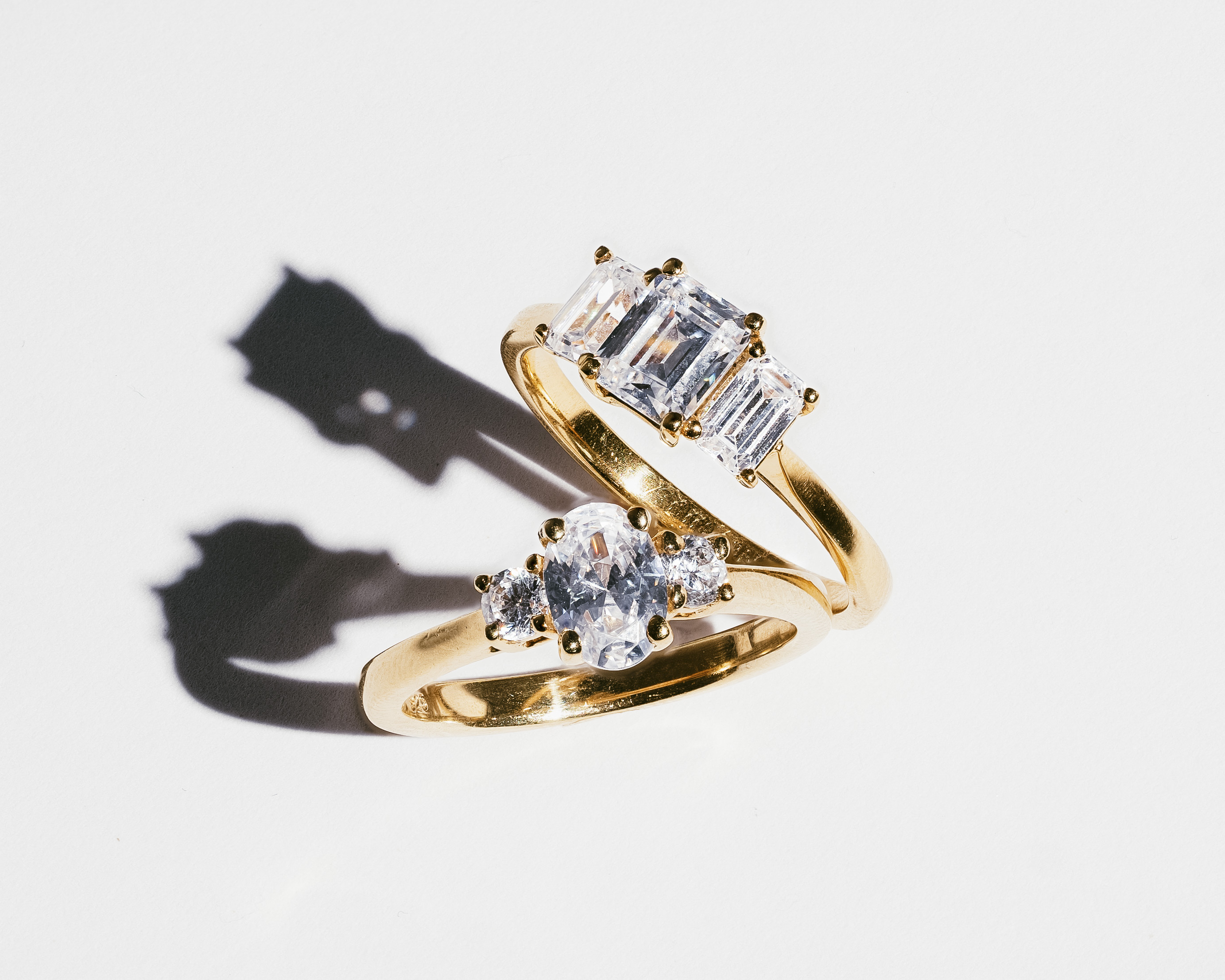 Three Stone Diamond Rings