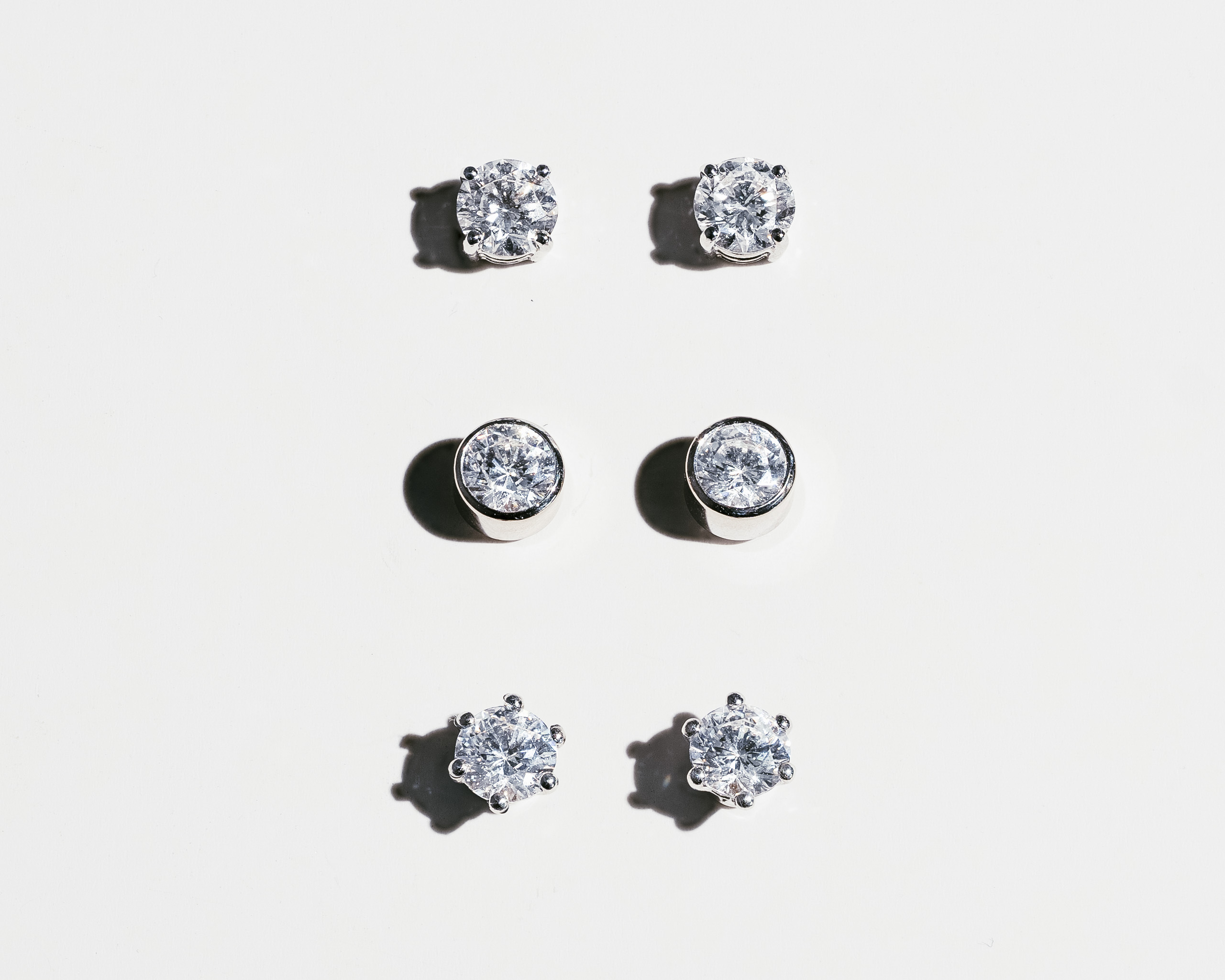 Round Brilliant Cut Diamond Earrings