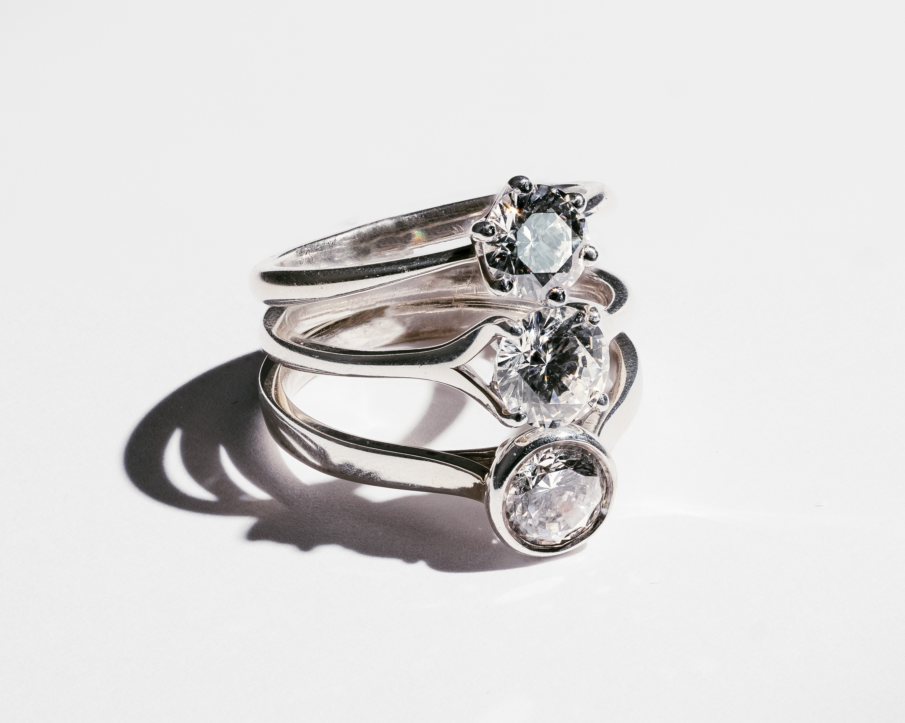 Contemporary Diamond Rings