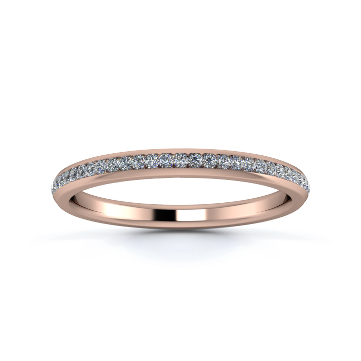 18K Rose Gold Eternity Rings