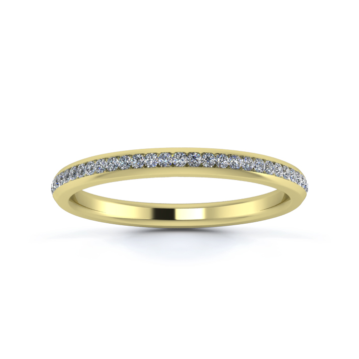 18K Yellow Gold Eternity Rings